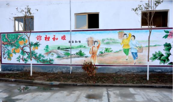 柳城乡镇文化墙 乡风文明焕发新活力