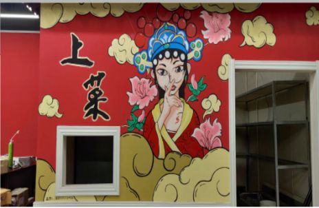 柳城墙体彩绘的发展和应用
